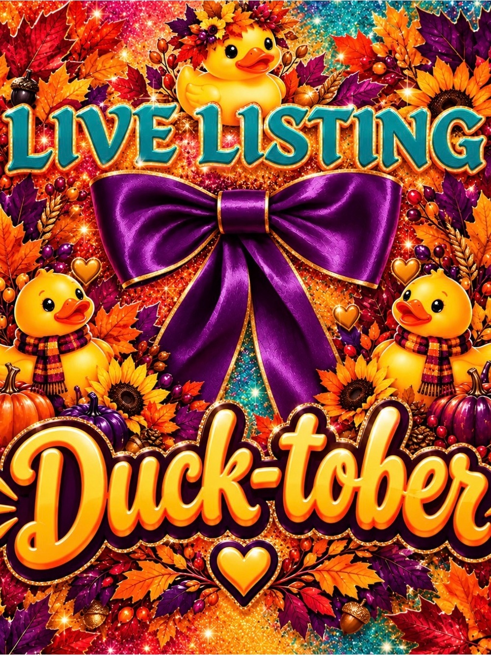 October  F 51-100 🤎🧡💜  LIVE LISTING 🤎🧡💜